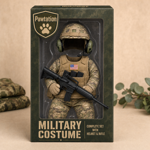 Military Paws Costume