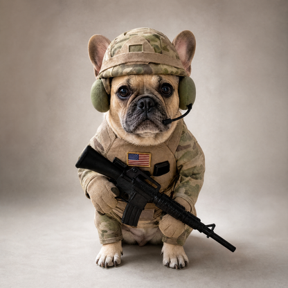 Military Paws Costume